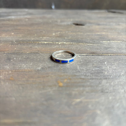 Three Stone Silver Ring