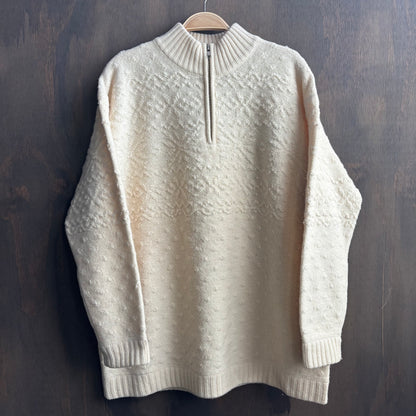 Cream Wool Pullover