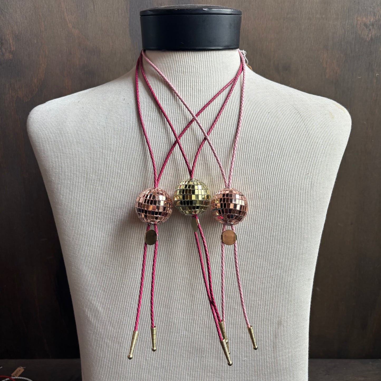 Disco Ball Bolo Tie