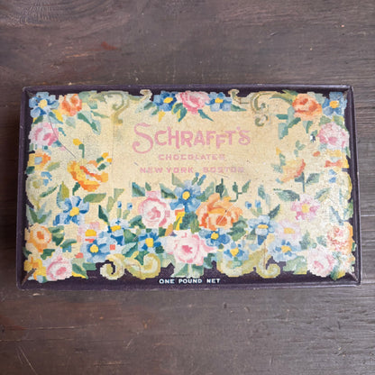 Vintage Flower Chocolate Box