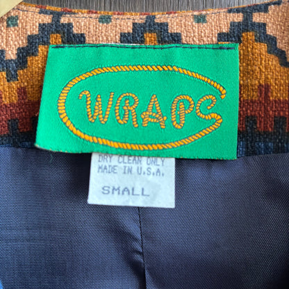 Wraps Southwestern Cropped Jacket