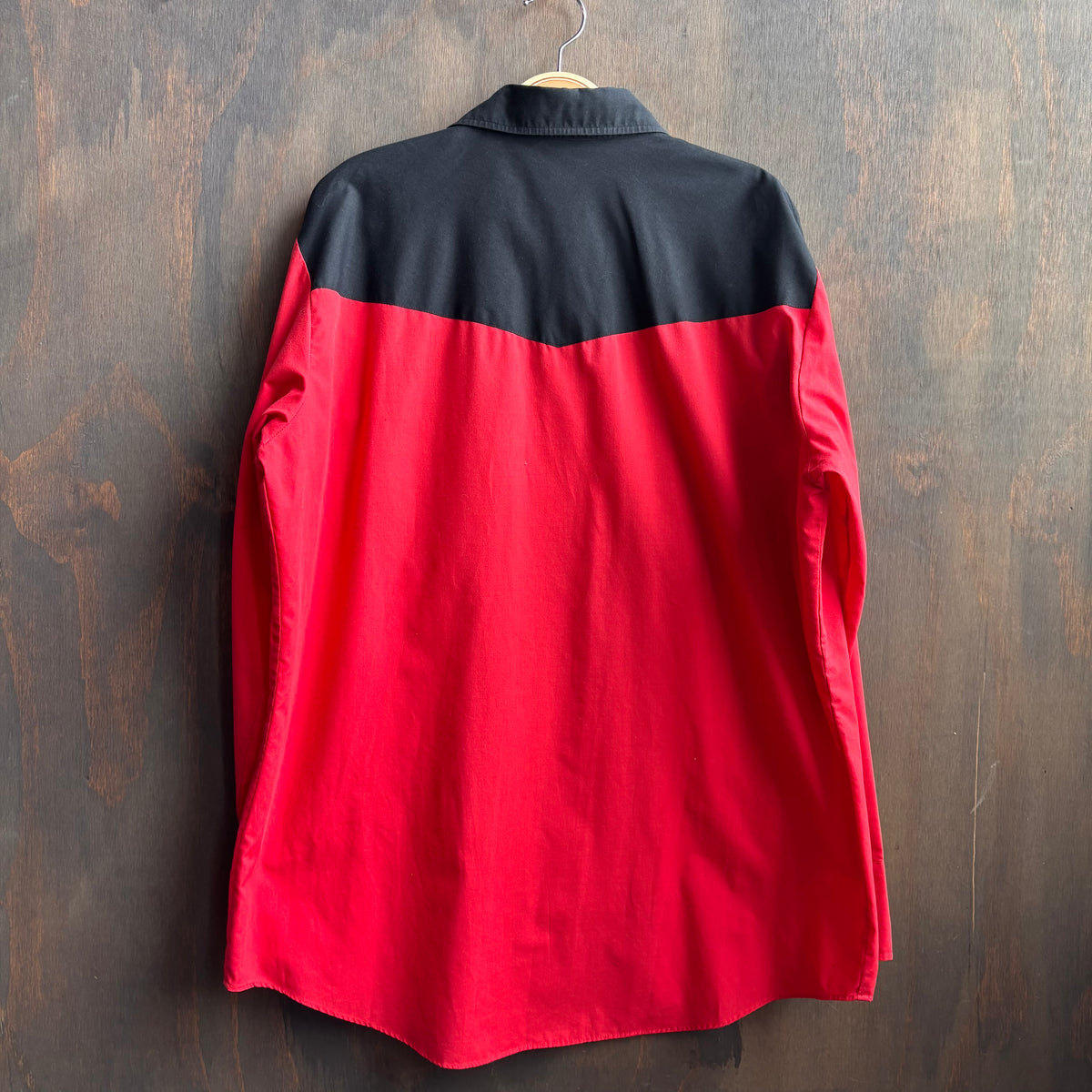 Eli Cattleman Red and Black Pearl Snap