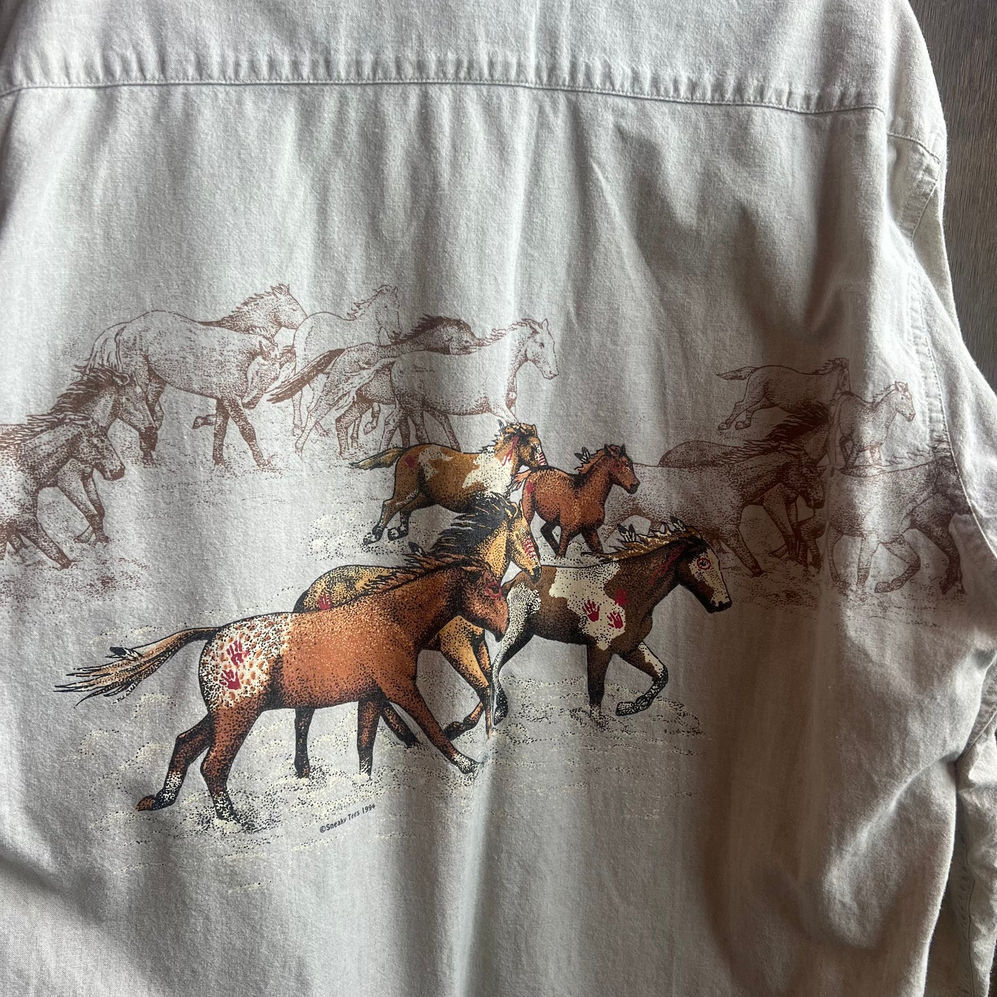 Ubetcha Painted Horse Button Up