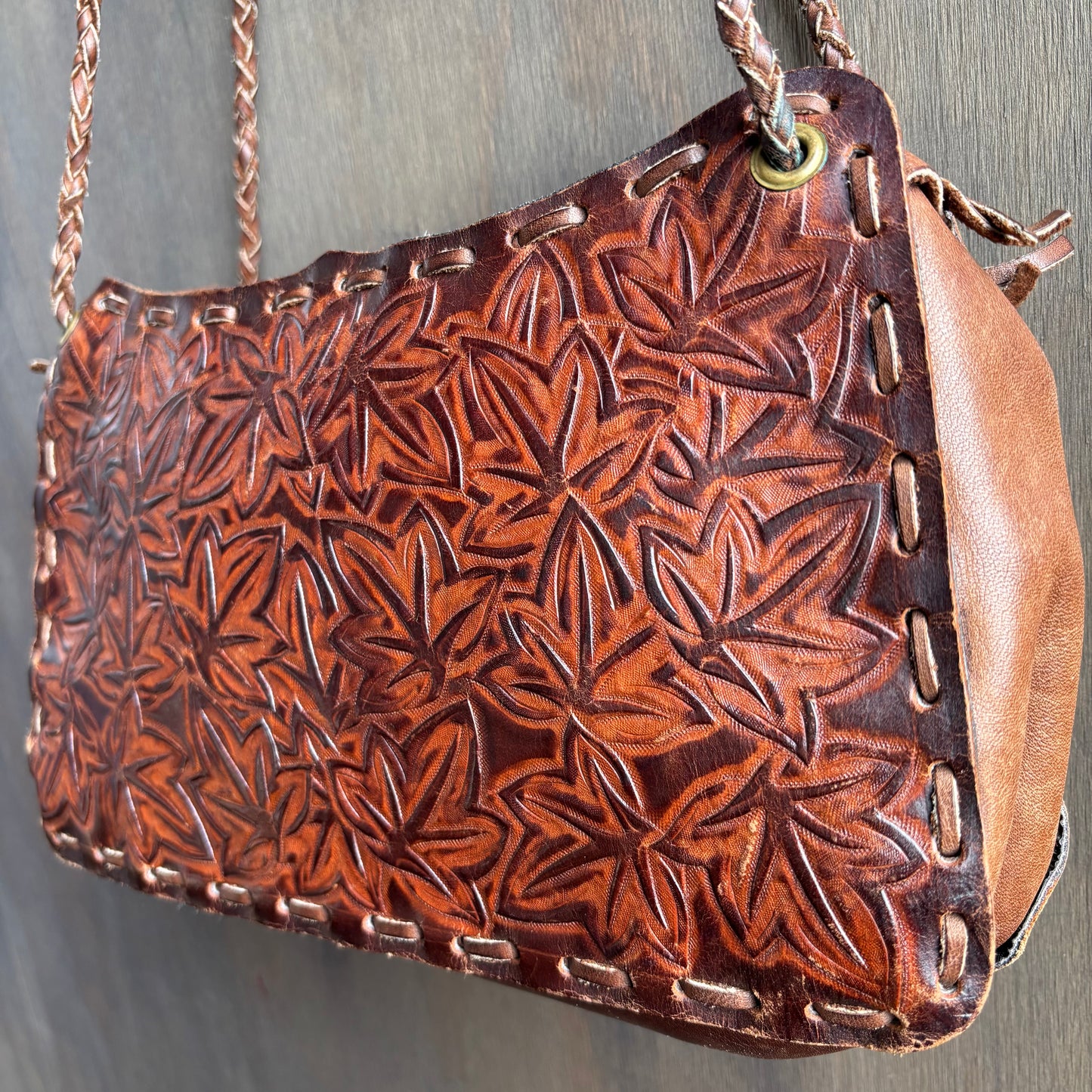 Vintage Brown Leather Bag