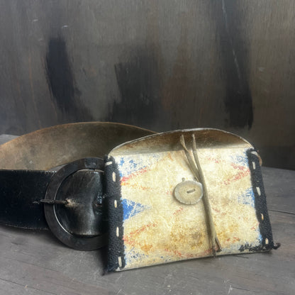 Vintage Belt with Pouch Attachment