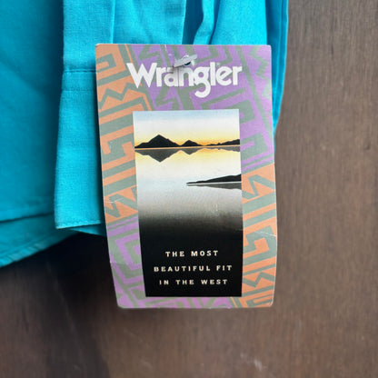 Wrangler Blue Button Up with Dancers