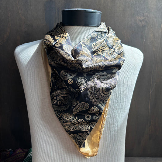 Black and Gold Scarf