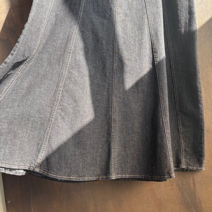 Mermaid Denim Maxi Skirt