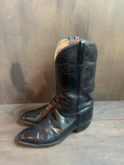 Lucchese Black Western Boots