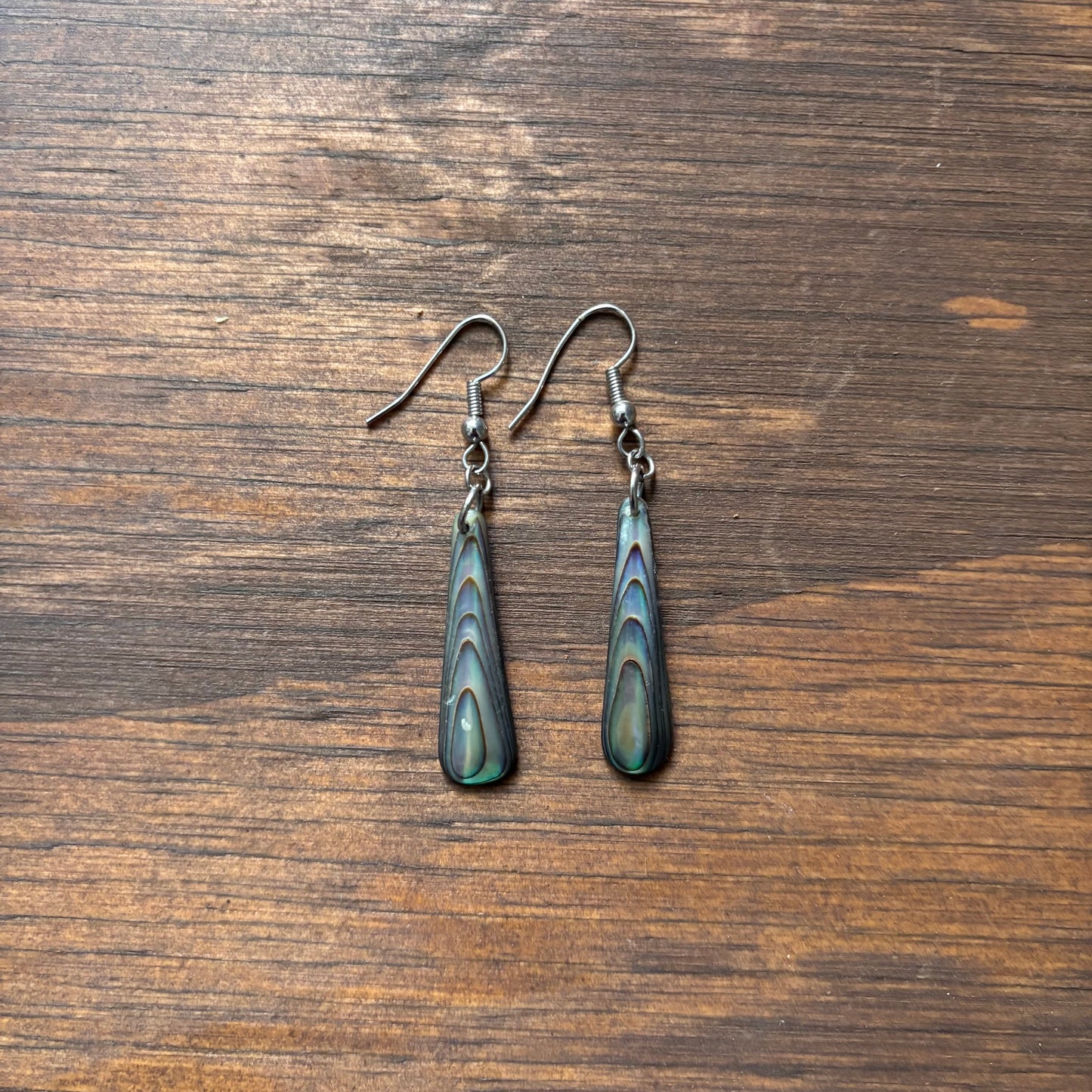 Abalone Dangle Earrings