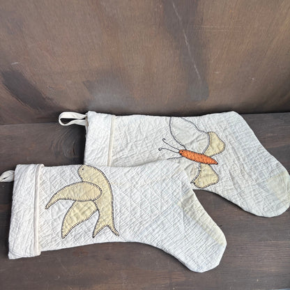Vintage Animal Quilt Stocking