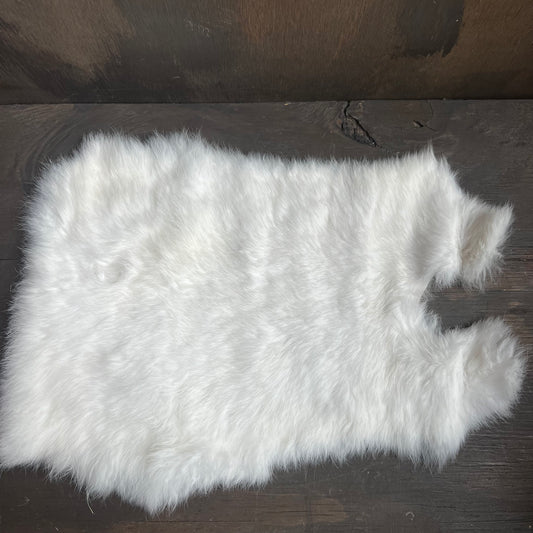 Small White Rabbit Pelt