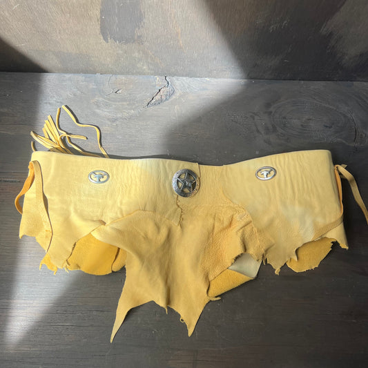 Custom Made Leather Wrap Belt