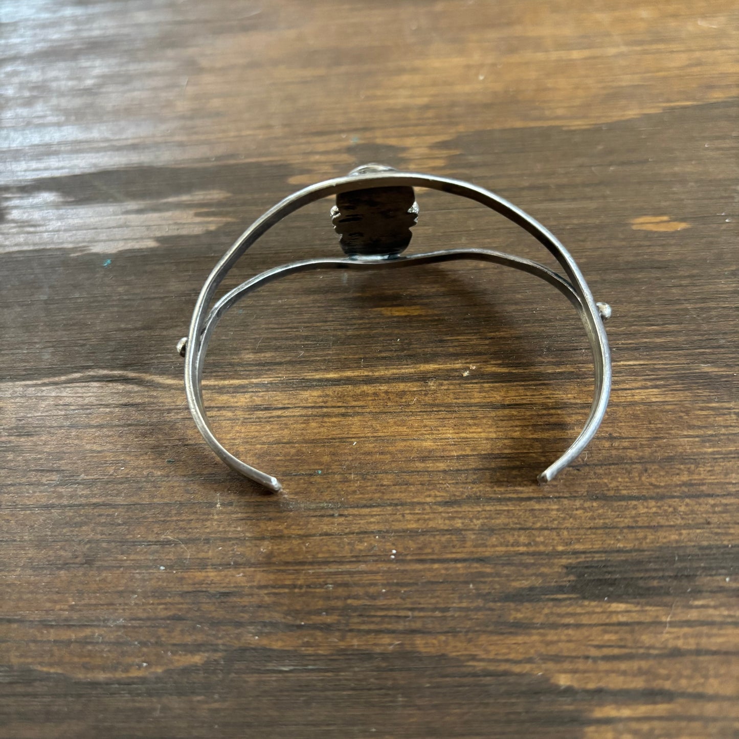 Sterling Silver Red Coral Cuff Bracelet