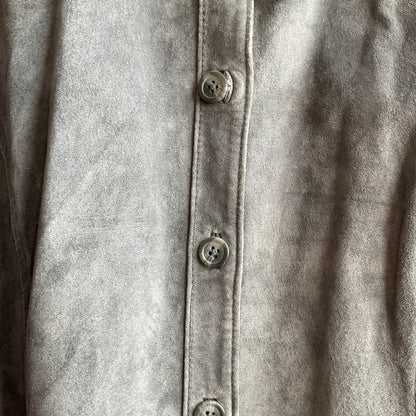 Vintage Grey Suede Jacket