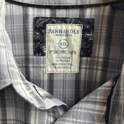 Panhandle Roughstock Plaid Pearl Snap