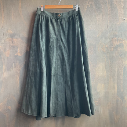 Feiner Dark Green Maxi Skirt