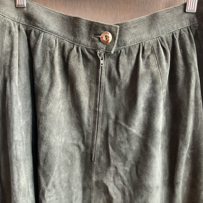 Feiner Dark Green Maxi Skirt