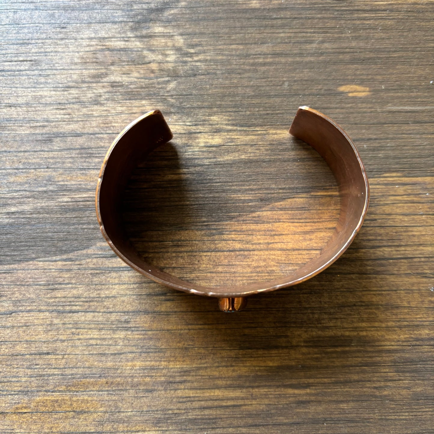 Tooled Copper Cuff Bracelet