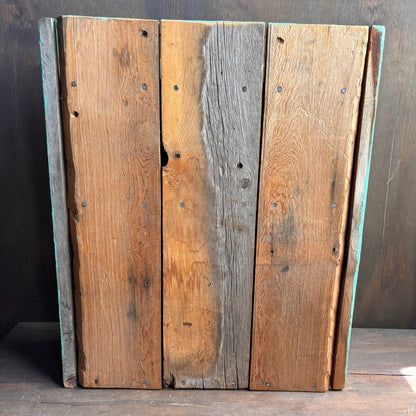 Vintage Wood Hand Painted Medicine Cabinet