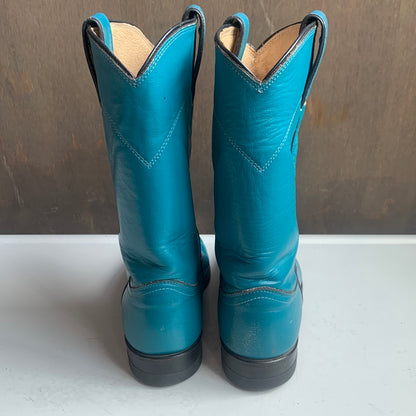 Justin Turquoise Western boots