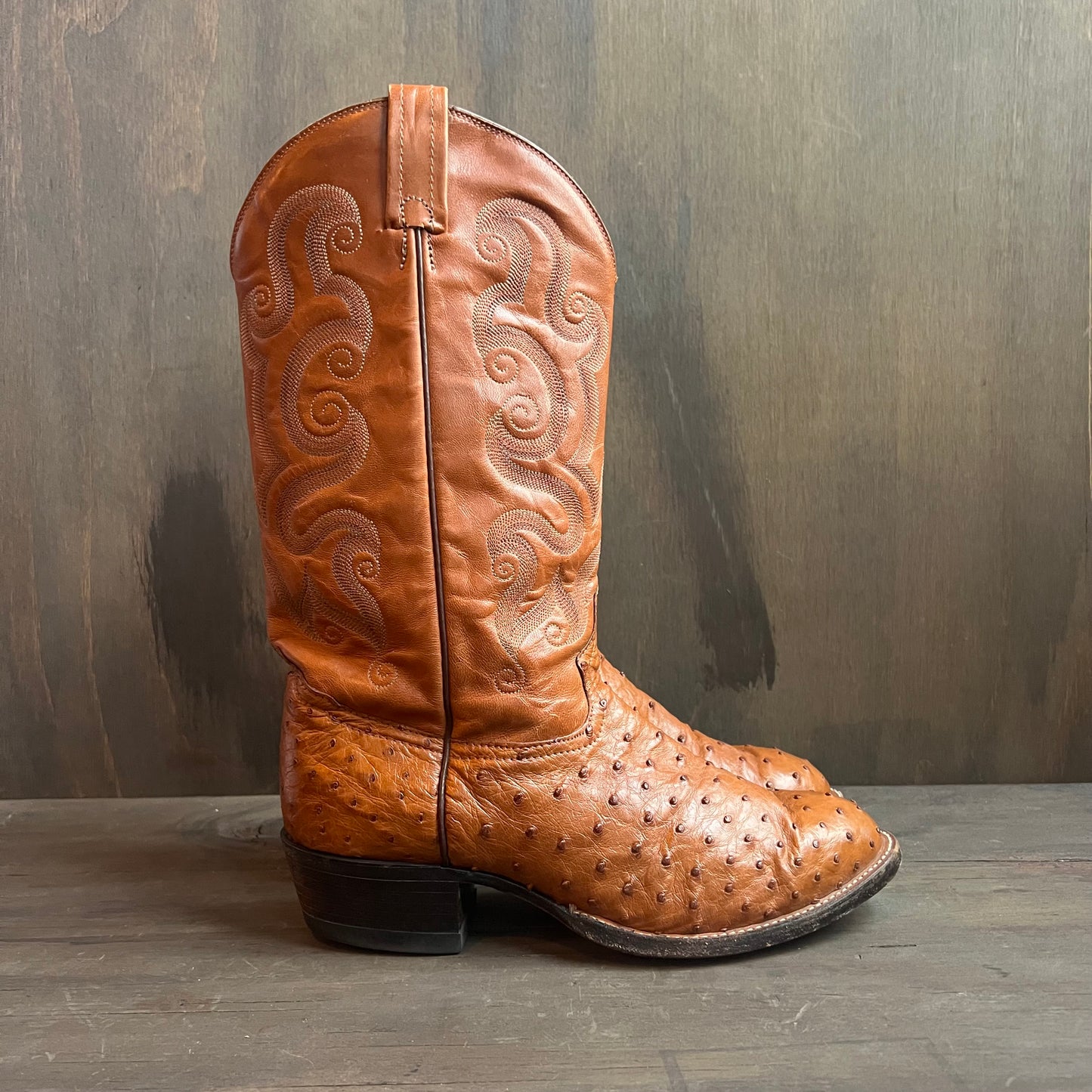 Tony Lama Ostrich Skin Boots