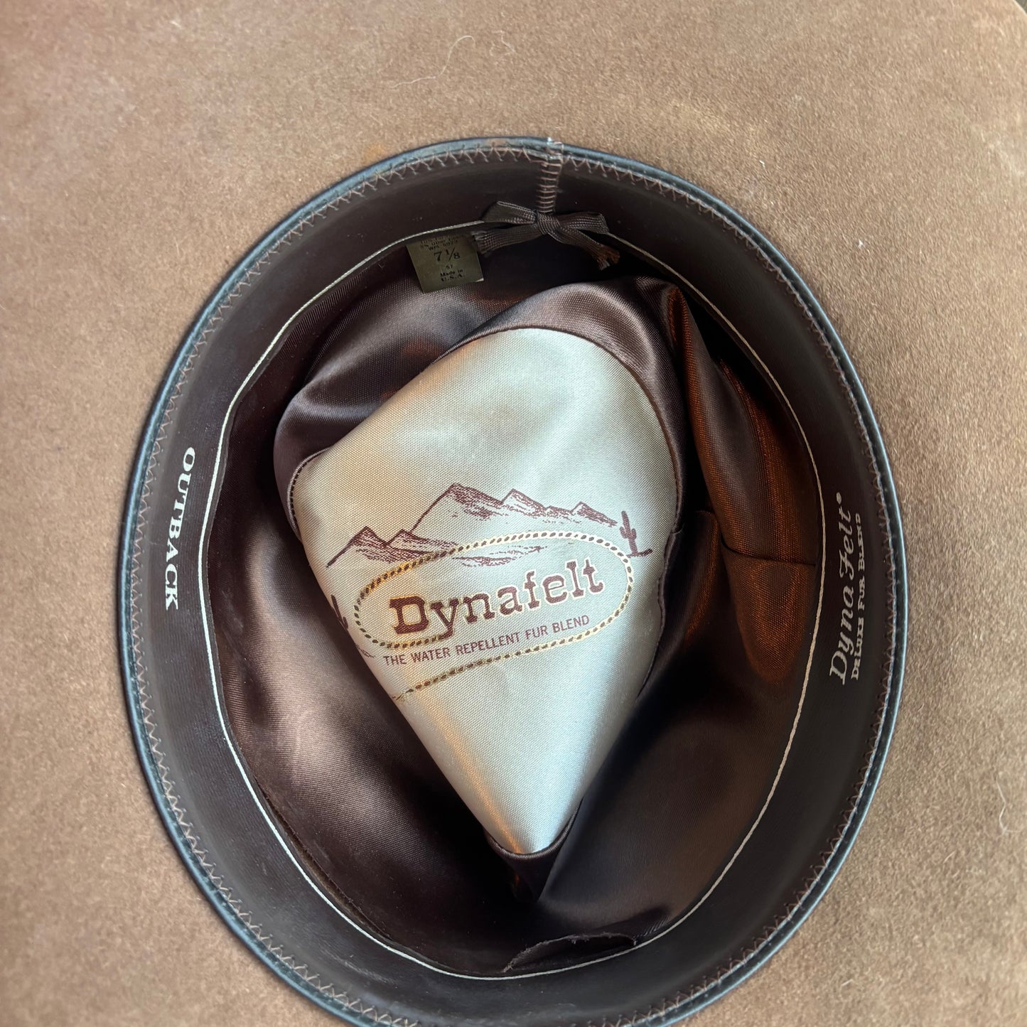 Vintage Dynafelt Brown Hat