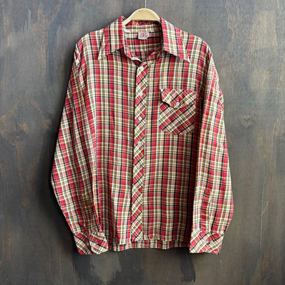 Vintage Double R Plaid Button Up
