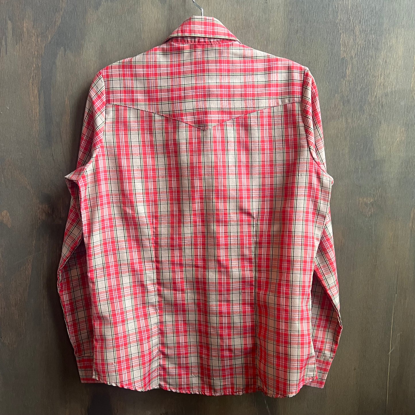 Cowgirl Legend Red Plaid Pearl Snap Button Up