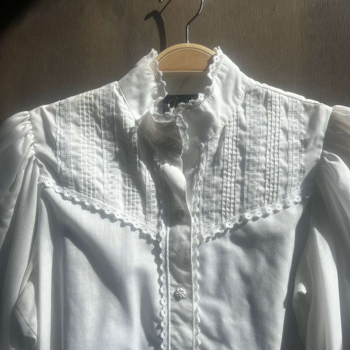 Circle T Western White Blouse
