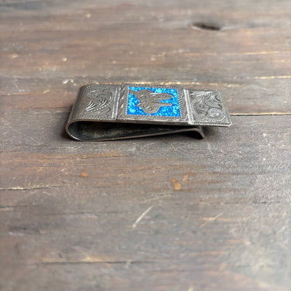 Silver Money Clip with Saddle