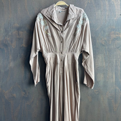 Vintage Beige Jumpsuit