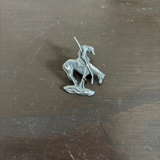 Pewter "End of the Trail" Pin