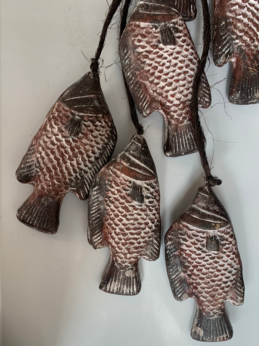 Hanging ceramic fish decoration