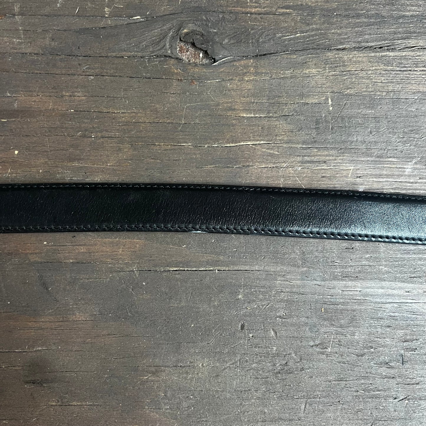 Kleinberg Sherrill Black Belt with Gold Colored Buckle