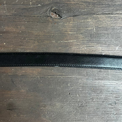 Kleinberg Sherrill Black Belt with Gold Colored Buckle