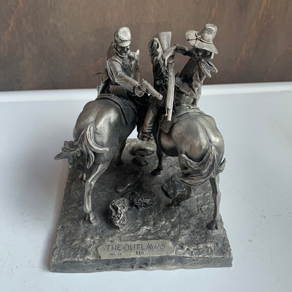 Pewter “The Outlaws” sculpture