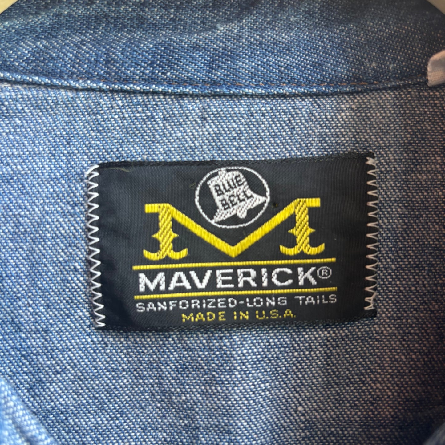 Vintage Maverick Denim Pearl Snap