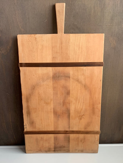 XL wooden serving board with handle