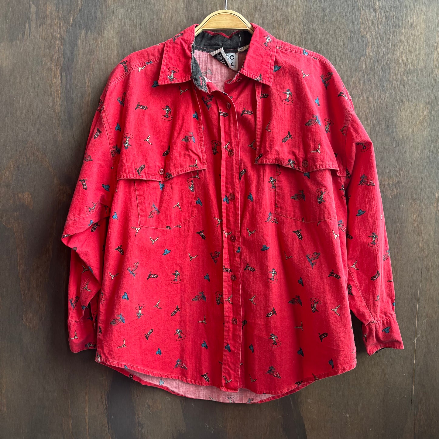Adobe Rose Red Western Shirt