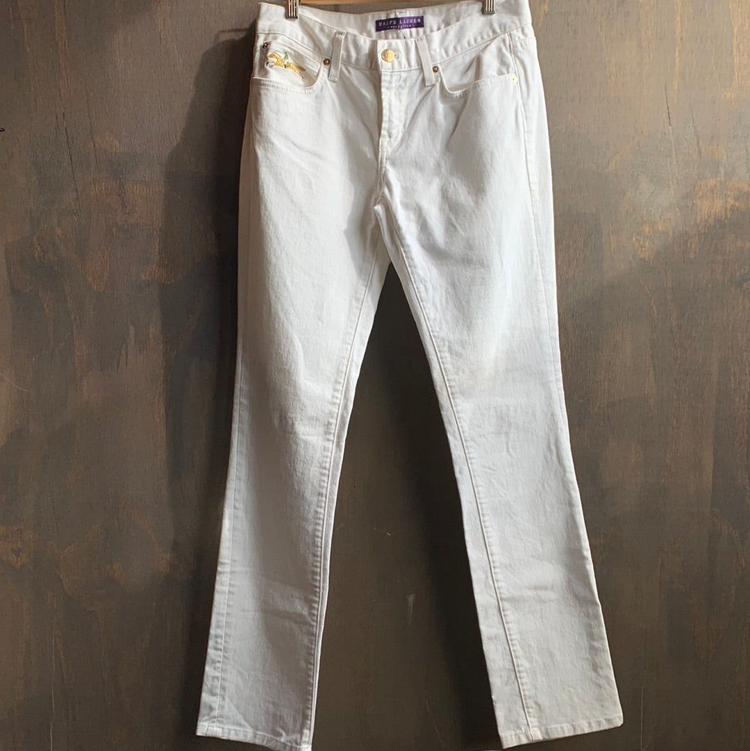Ralph Lauren White Jeans - 29