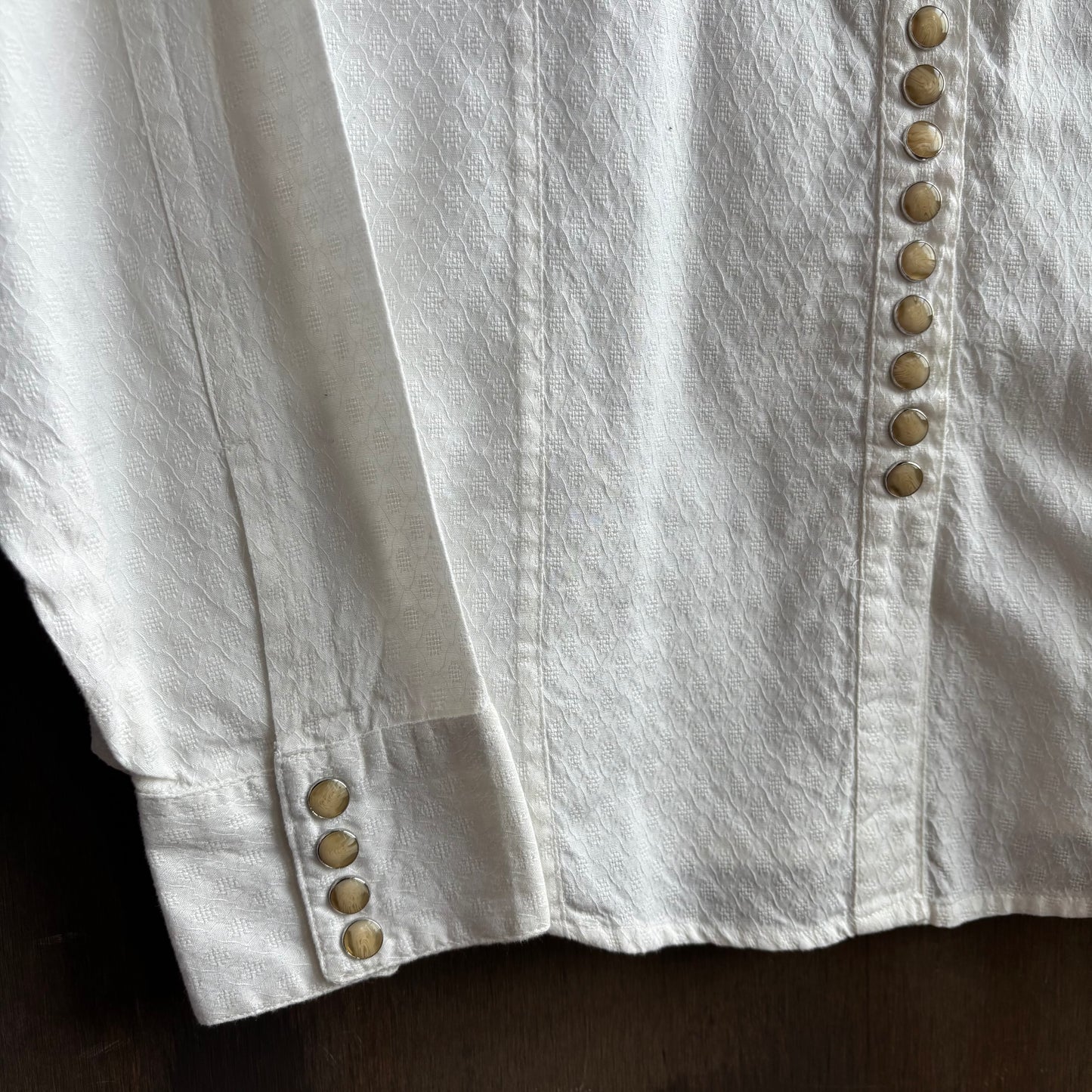 Scully Cream Super Pearl Snap