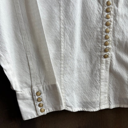 Scully Cream Super Pearl Snap