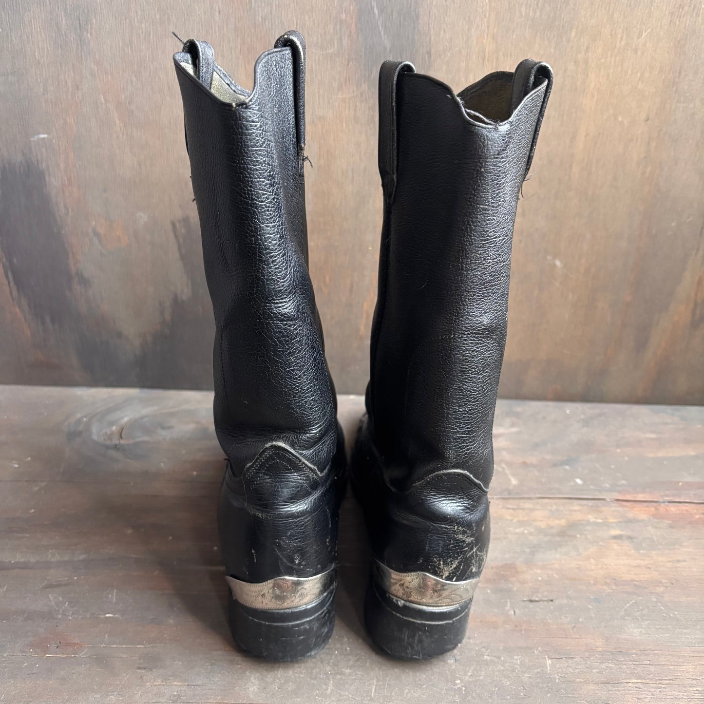 Vintage ACME Black Leather Boots
