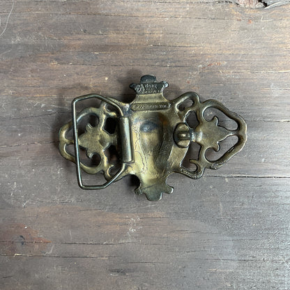 Cow Skull Belt Buckle