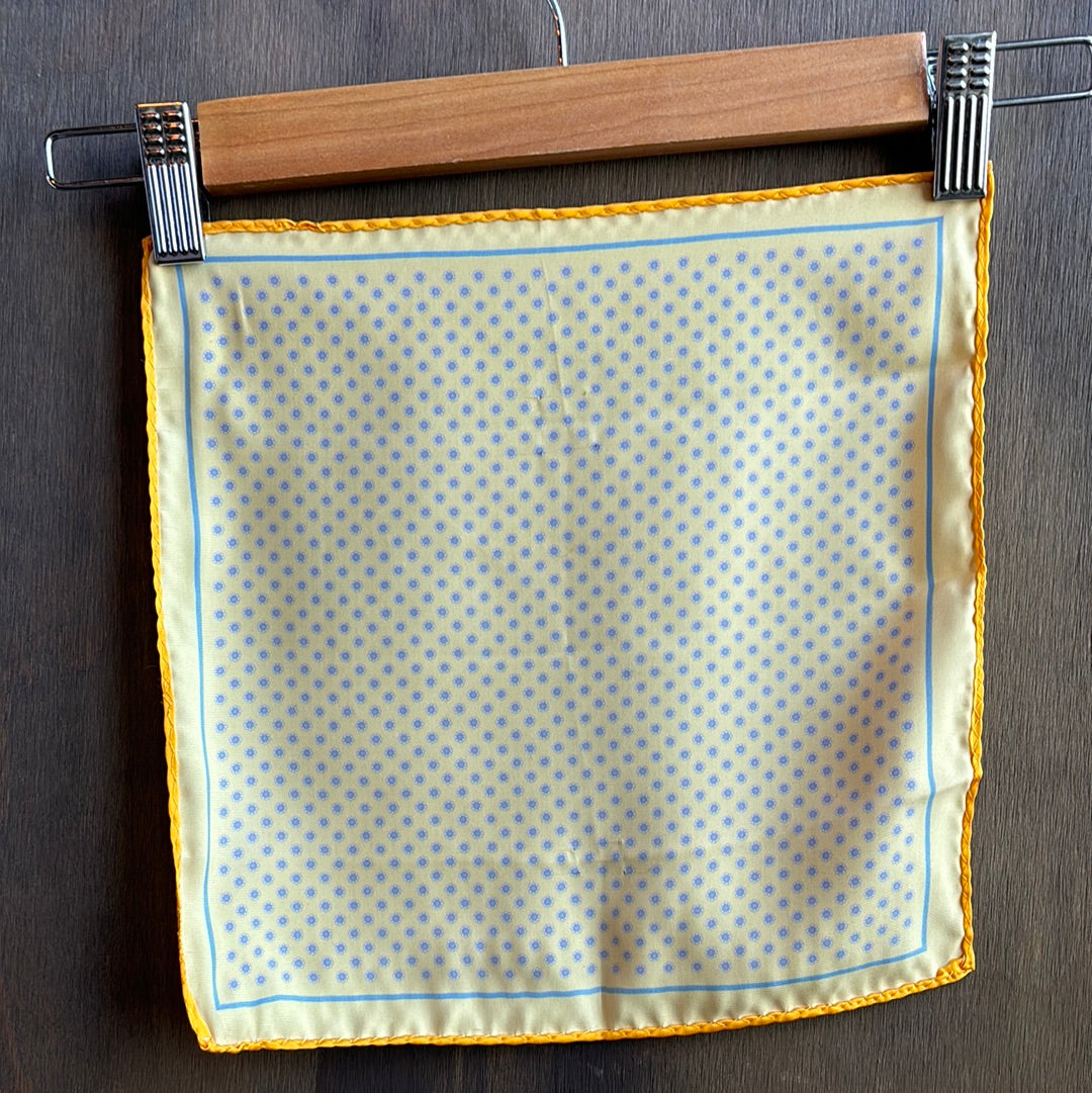 Yellow Patterned Handkerchief