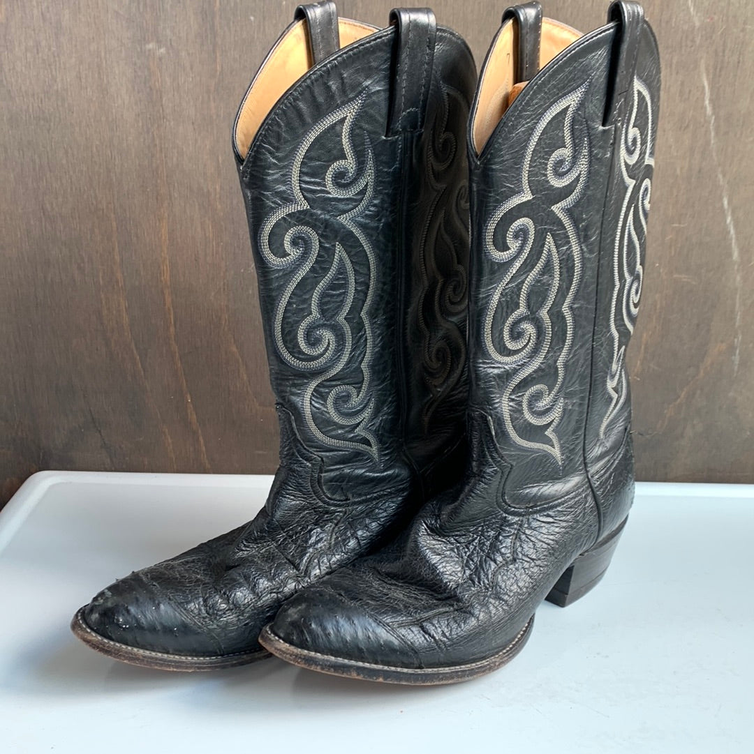 Tony Lama Ostrich Toe Boots