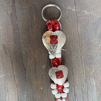 Heart Concho Keychain