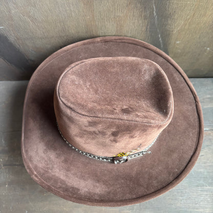 Vintage Velveteen Brown Hat