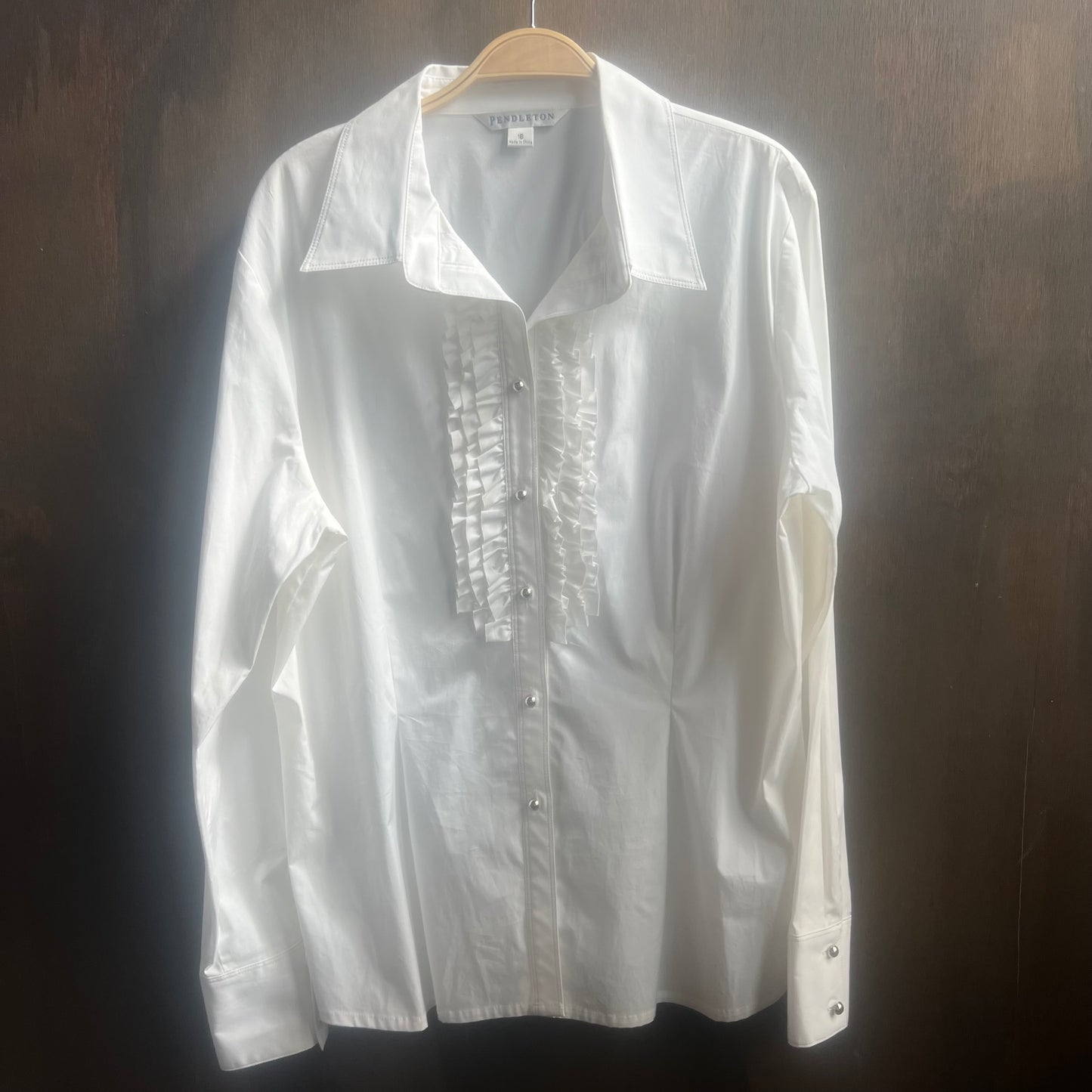 Pendleton Western White Shirt